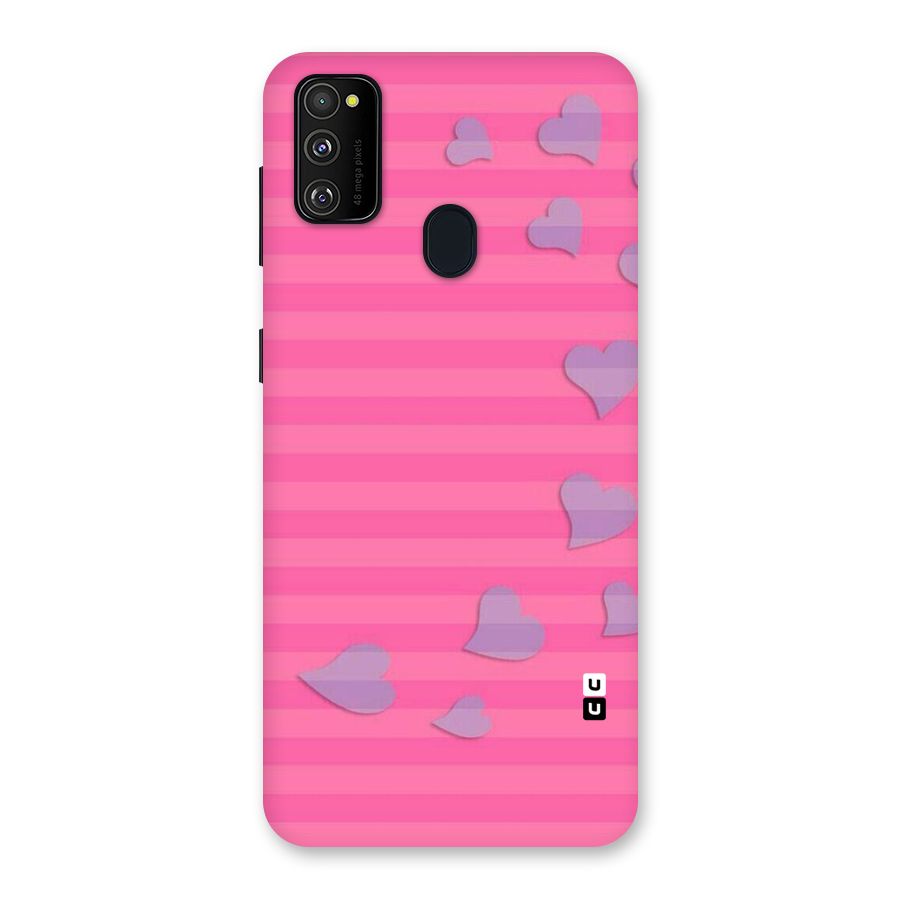Light Heart Stripes Back Case for Galaxy M30s