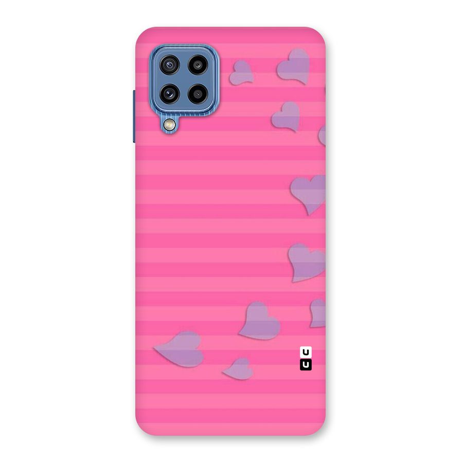 Light Heart Stripes Back Case for Galaxy M32