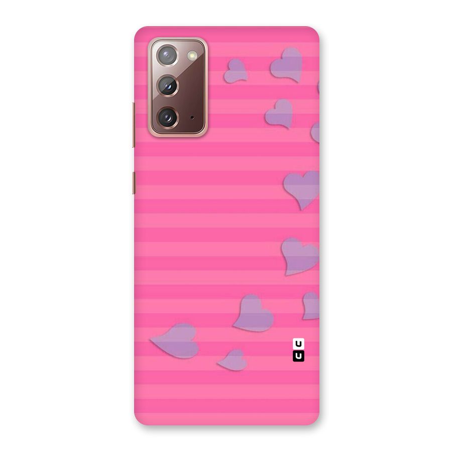 Light Heart Stripes Back Case for Galaxy Note 20