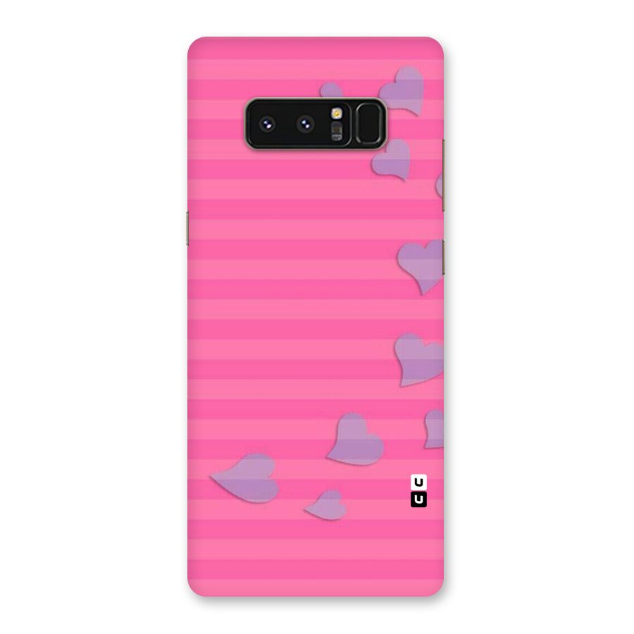 Light Heart Stripes Back Case for Galaxy Note 8