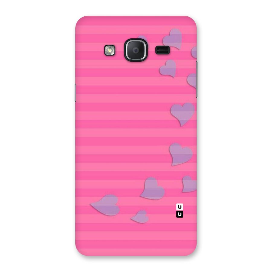 Light Heart Stripes Back Case for Galaxy On7 2015