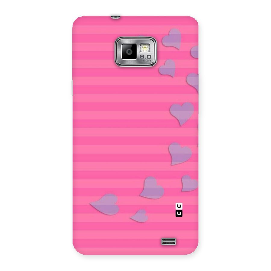 Light Heart Stripes Back Case for Galaxy S2