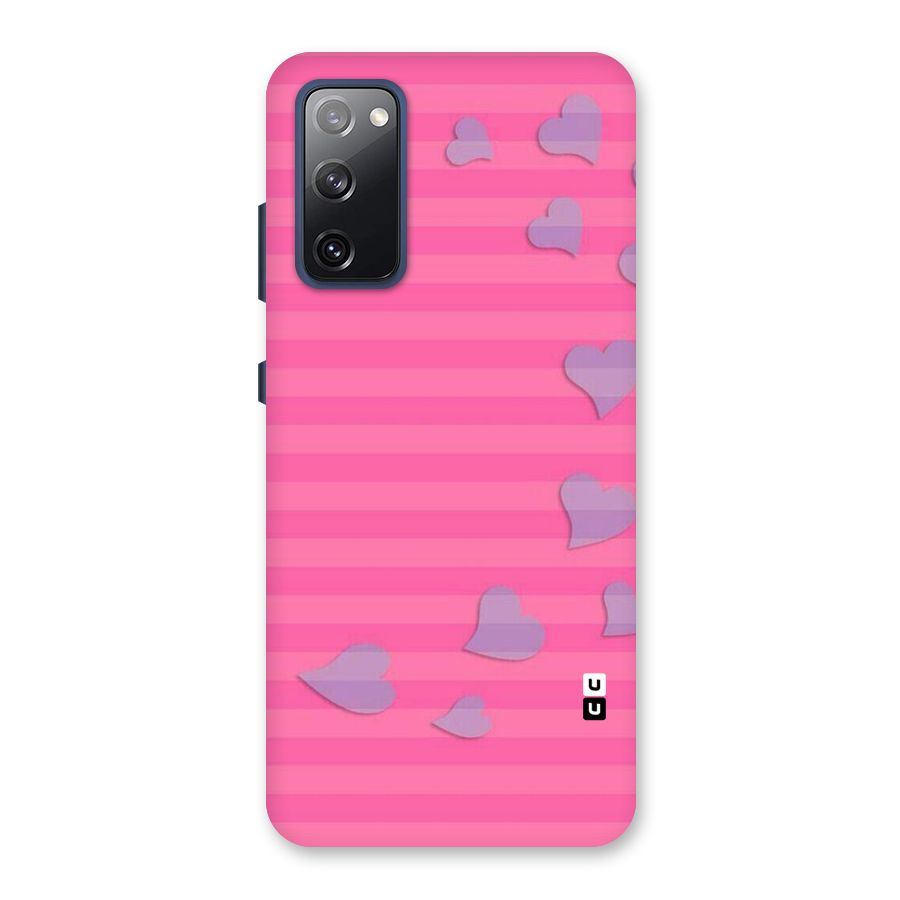 Light Heart Stripes Back Case for Galaxy S20 FE