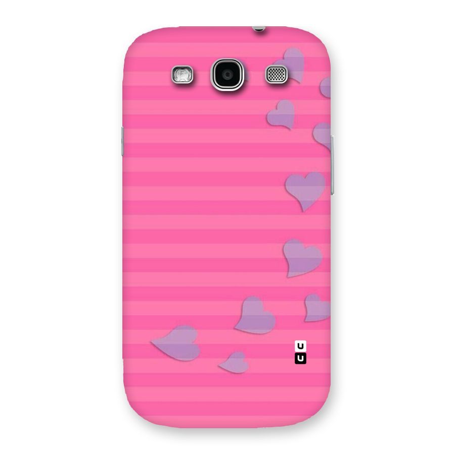 Light Heart Stripes Back Case for Galaxy S3