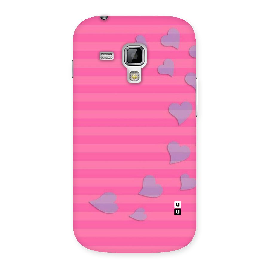 Light Heart Stripes Back Case for Galaxy S Duos