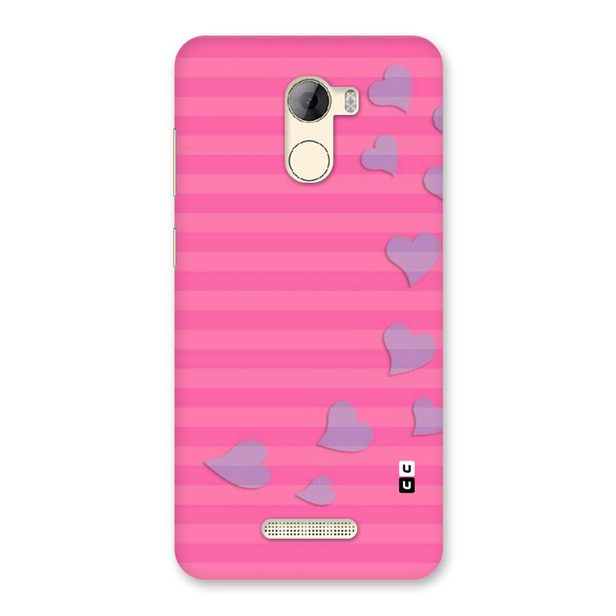 Light Heart Stripes Back Case for Gionee A1 LIte