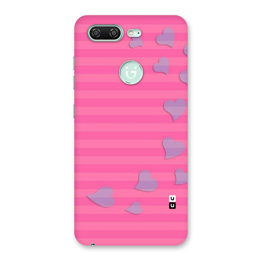Light Heart Stripes Back Case for Gionee S10