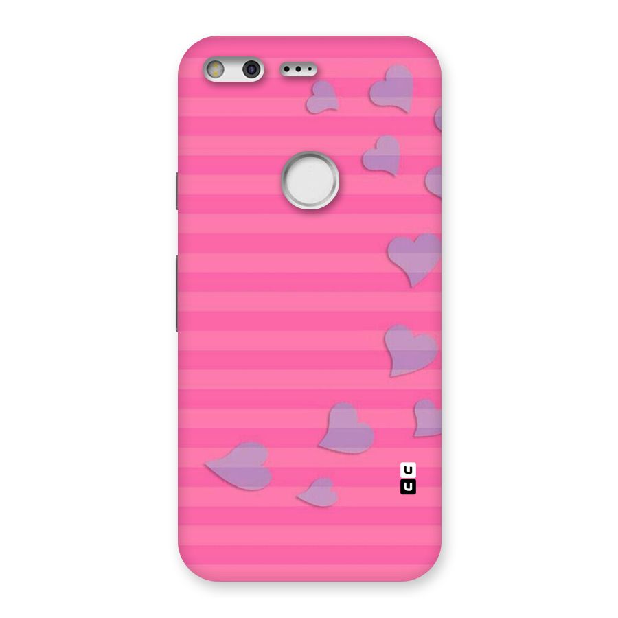 Light Heart Stripes Back Case for Google Pixel