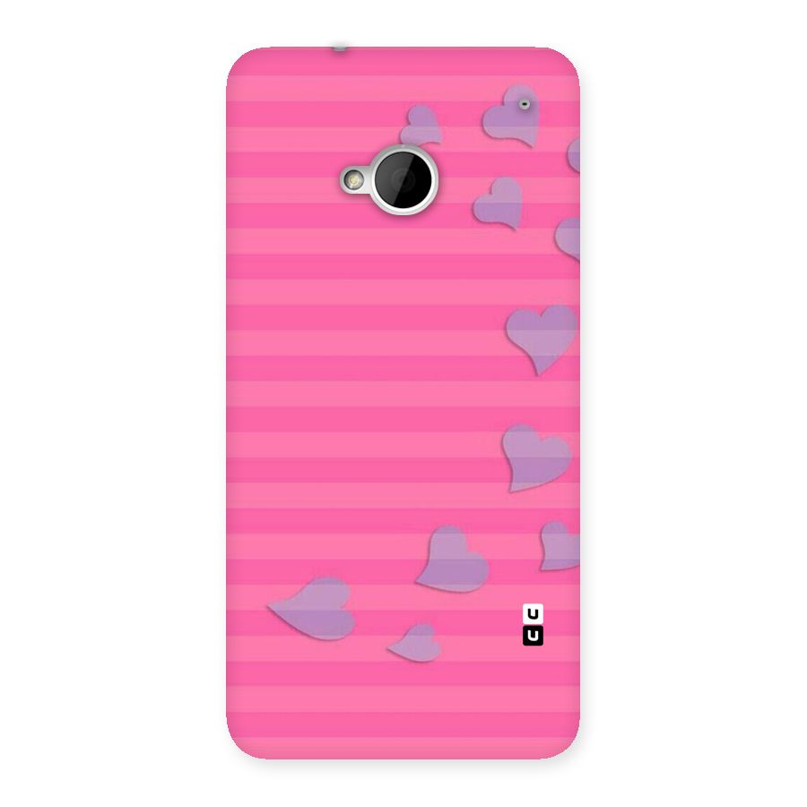 Light Heart Stripes Back Case for HTC One M7