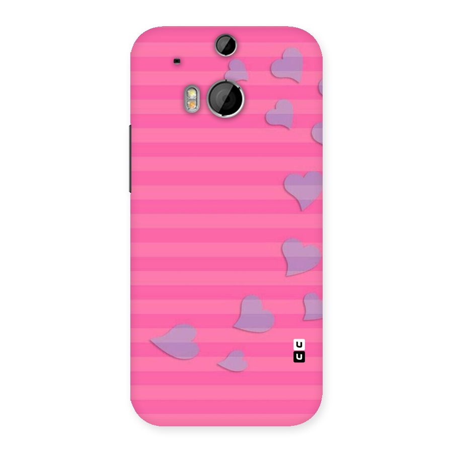 Light Heart Stripes Back Case for HTC One M8