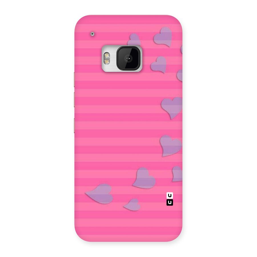 Light Heart Stripes Back Case for HTC One M9