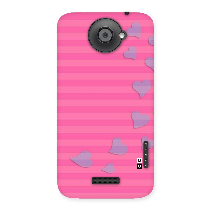 Light Heart Stripes Back Case for HTC One X