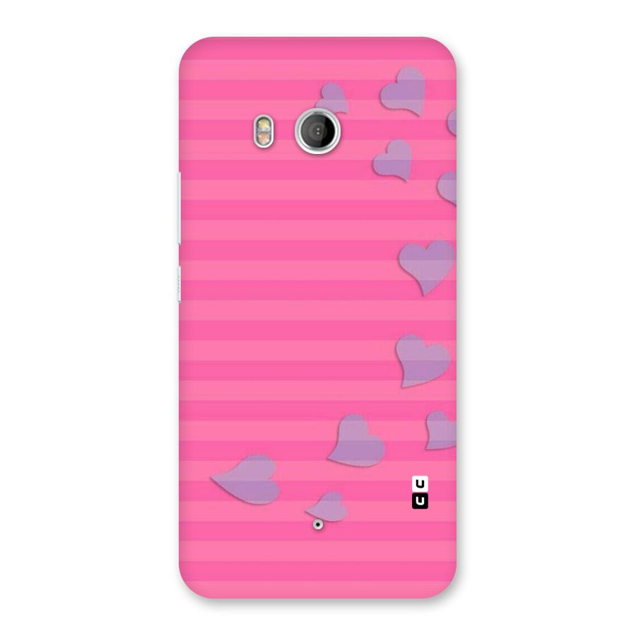 Light Heart Stripes Back Case for HTC U11