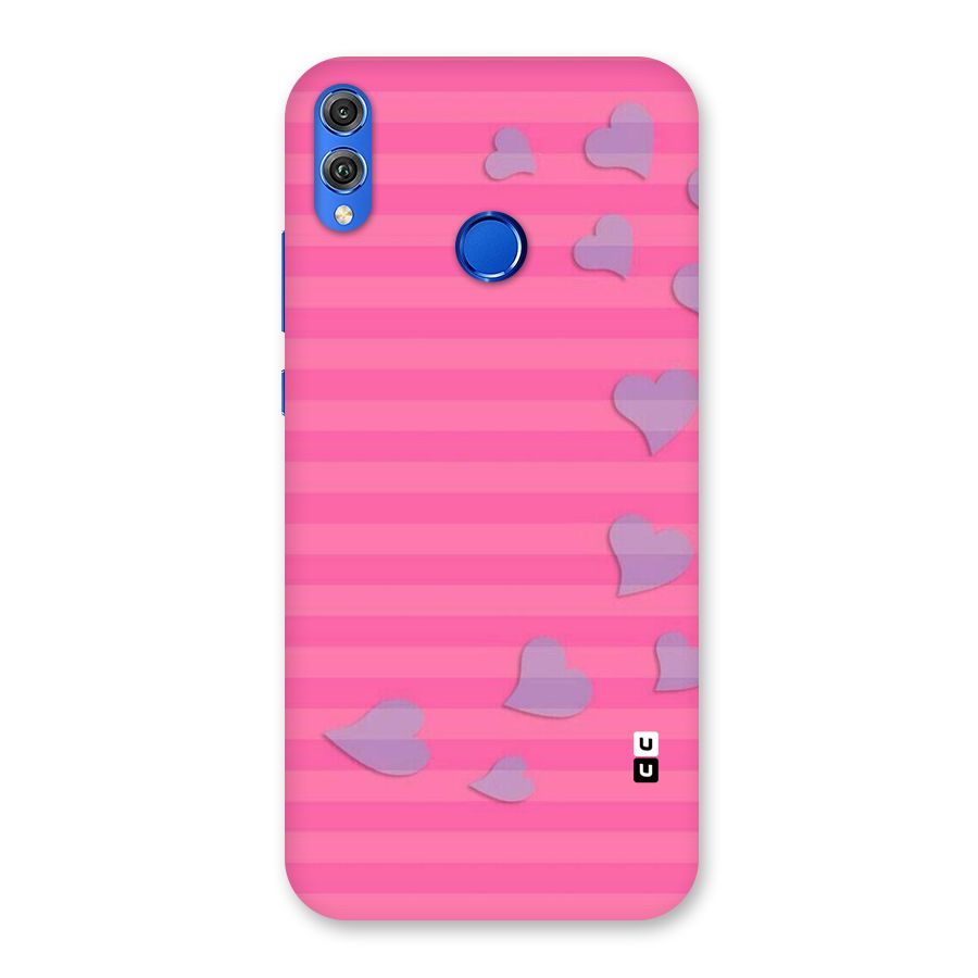 Light Heart Stripes Back Case for Honor 8X