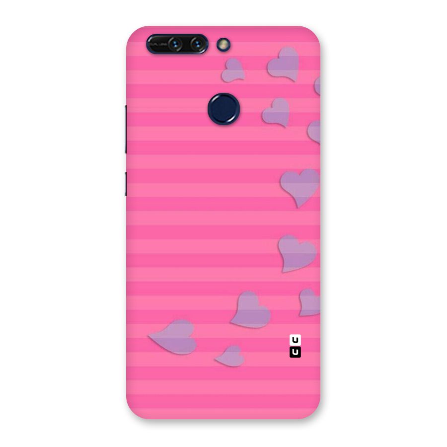 Light Heart Stripes Back Case for Honor 8 Pro