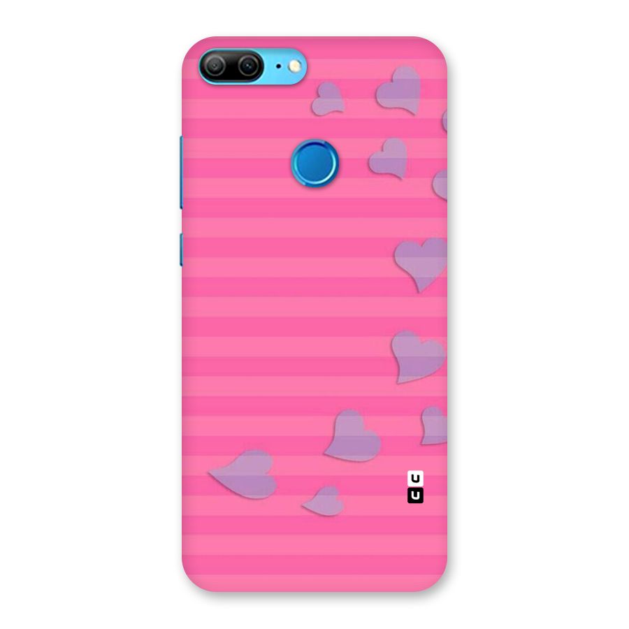 Light Heart Stripes Back Case for Honor 9 Lite
