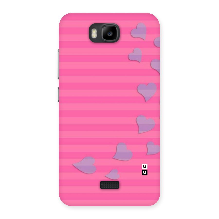 Light Heart Stripes Back Case for Honor Bee