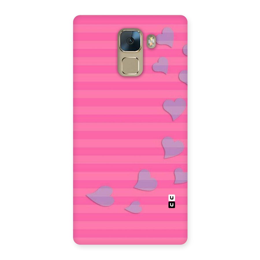 Light Heart Stripes Back Case for Huawei Honor 7