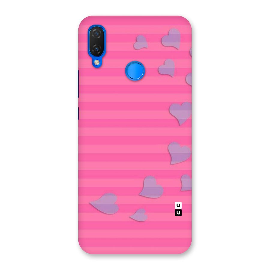 Light Heart Stripes Back Case for Huawei P Smart+