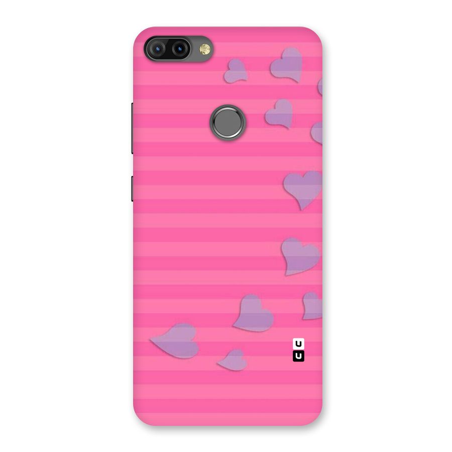Light Heart Stripes Back Case for Infinix Hot 6 Pro