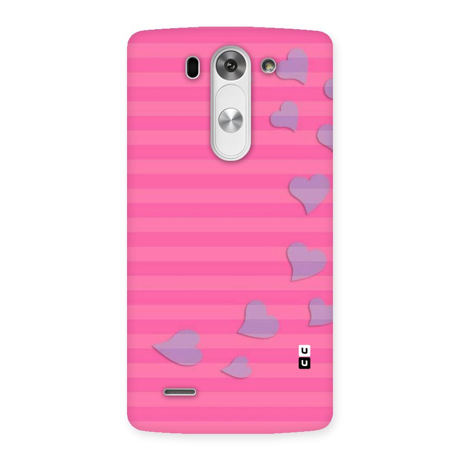 Light Heart Stripes Back Case for LG G3 Mini