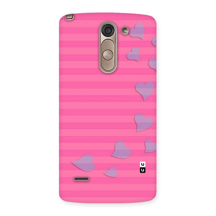 Light Heart Stripes Back Case for LG G3 Stylus