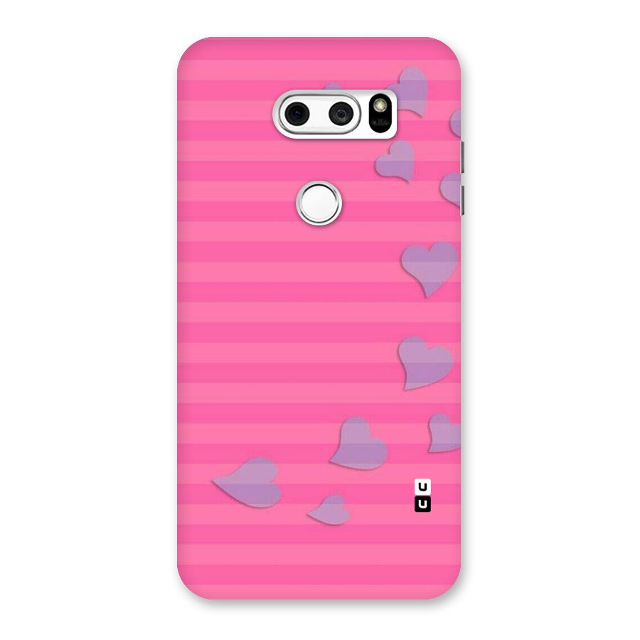 Light Heart Stripes Back Case for LG V30