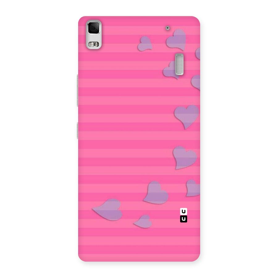 Light Heart Stripes Back Case for Lenovo A7000