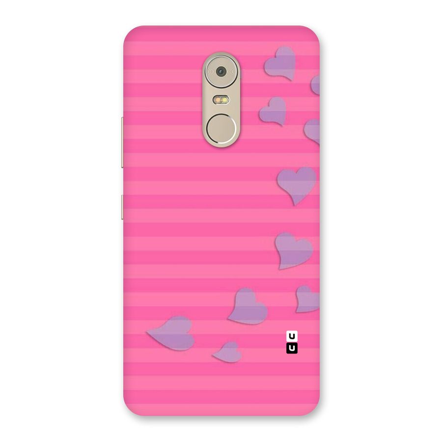 Light Heart Stripes Back Case for Lenovo K6 Note