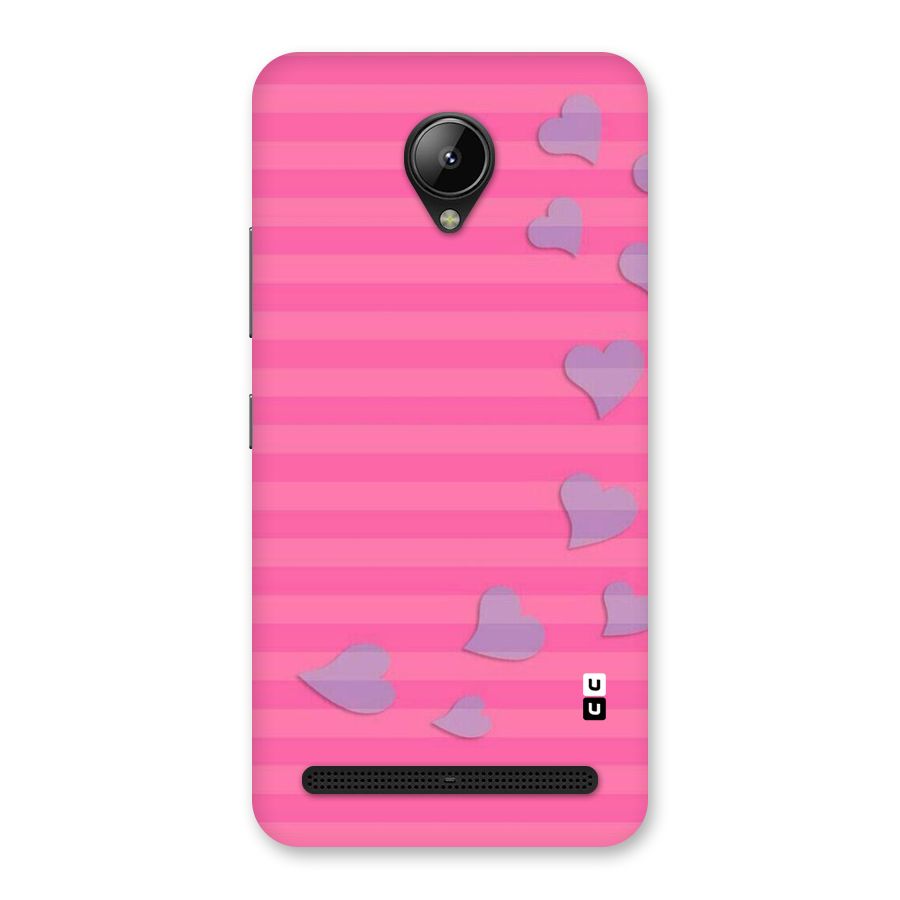 Light Heart Stripes Back Case for Lenovo C2