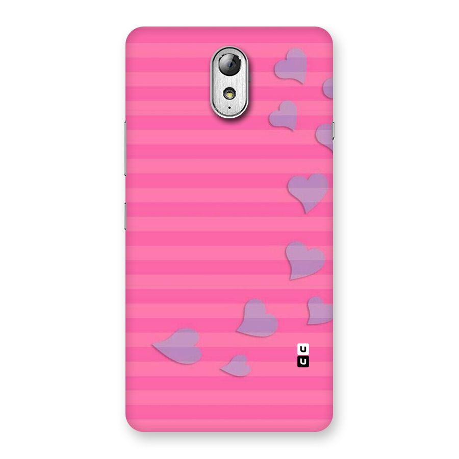 Light Heart Stripes Back Case for Lenovo Vibe P1M