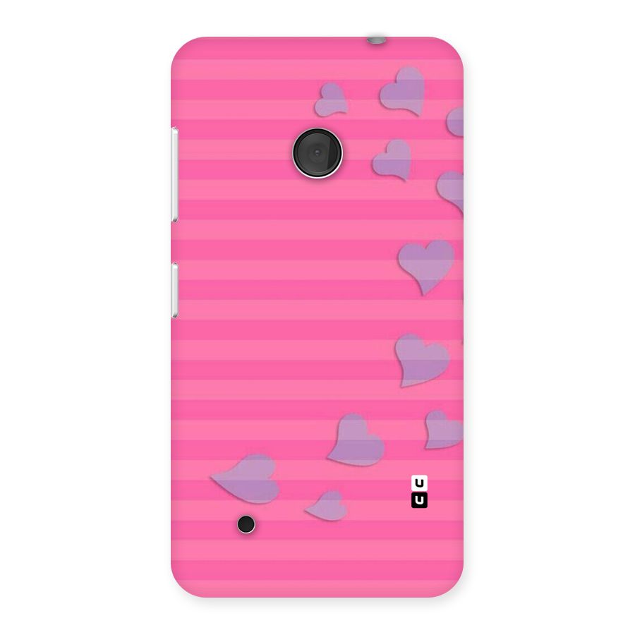 Light Heart Stripes Back Case for Lumia 530
