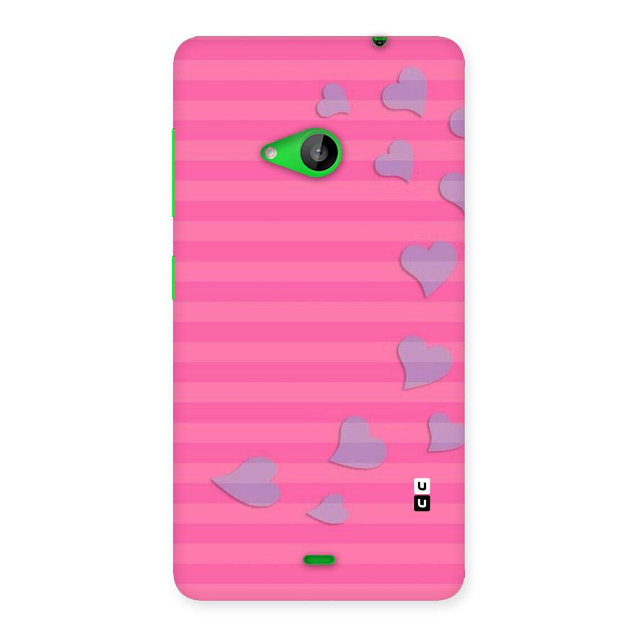 Light Heart Stripes Back Case for Lumia 535