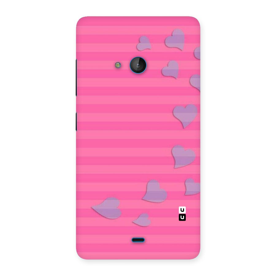 Light Heart Stripes Back Case for Lumia 540