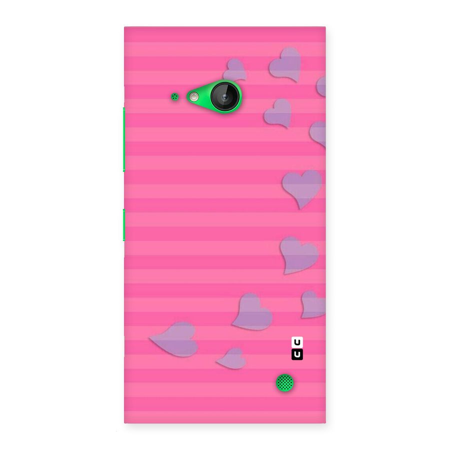 Light Heart Stripes Back Case for Lumia 730