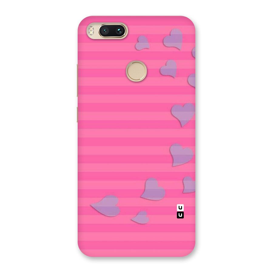 Light Heart Stripes Back Case for Mi A1