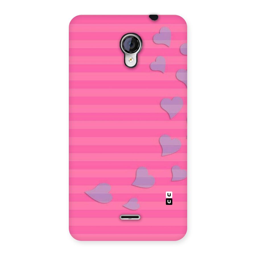 Light Heart Stripes Back Case for Micromax Unite 2 A106