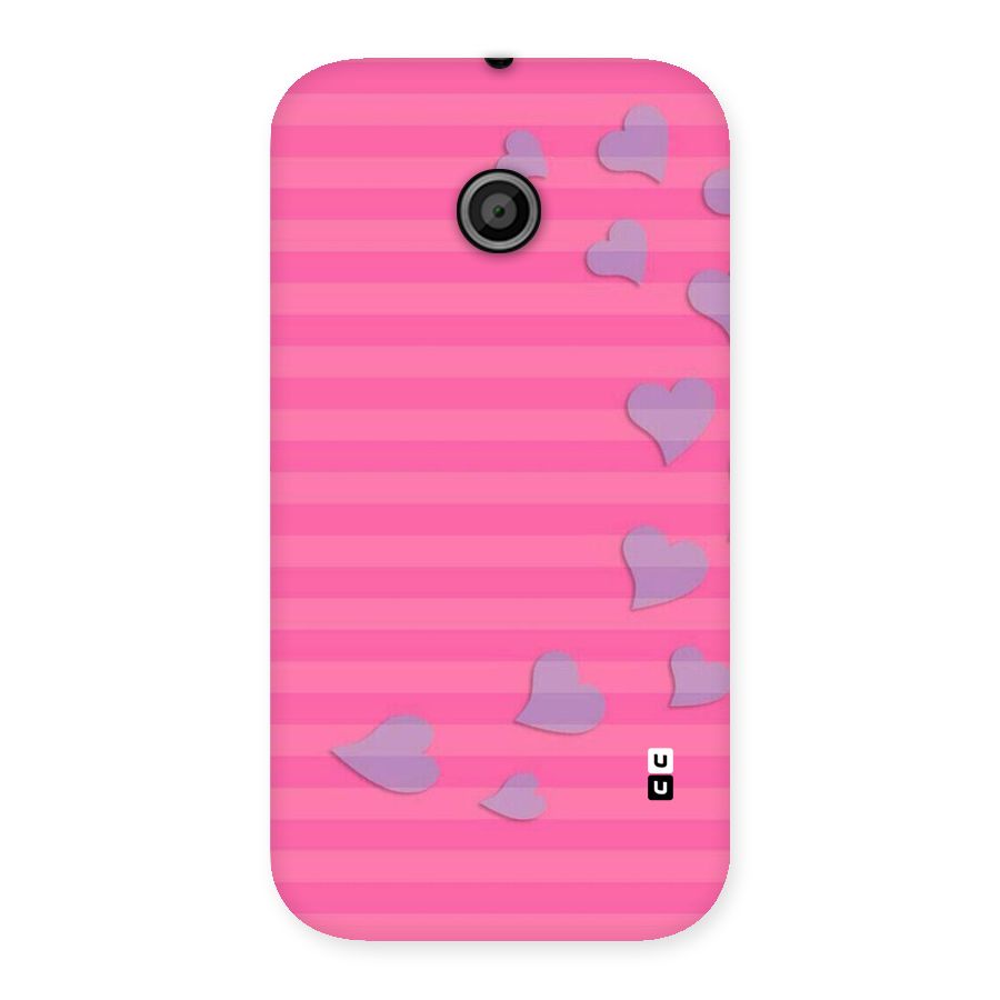 Light Heart Stripes Back Case for Moto E