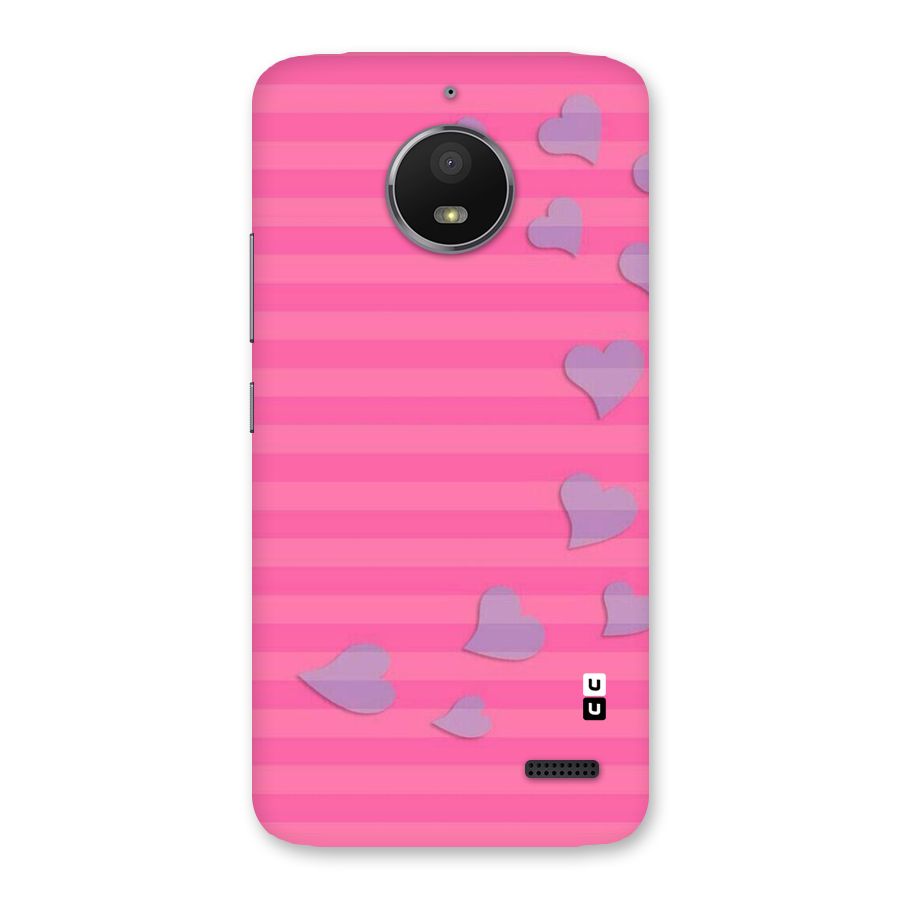 Light Heart Stripes Back Case for Moto E4