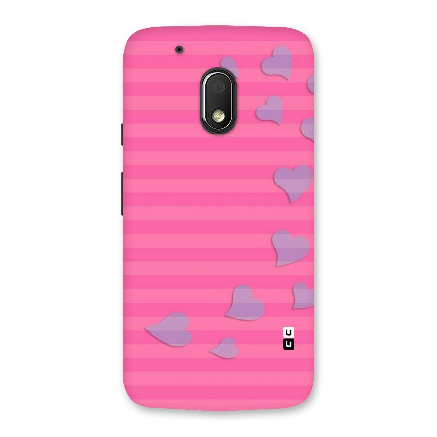 Light Heart Stripes Back Case for Moto G4 Play