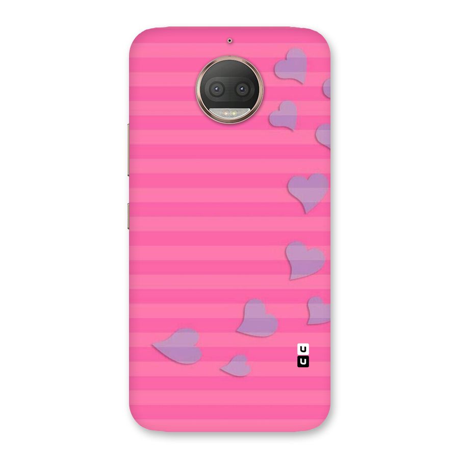 Light Heart Stripes Back Case for Moto G5s Plus