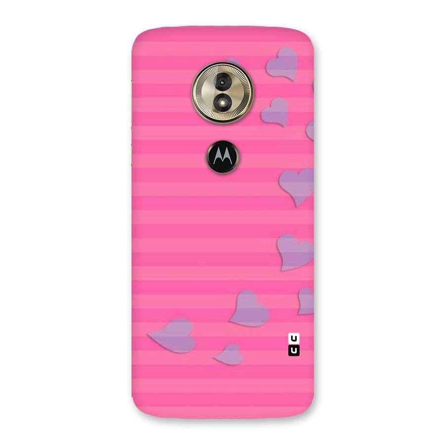 Light Heart Stripes Back Case for Moto G6 Play