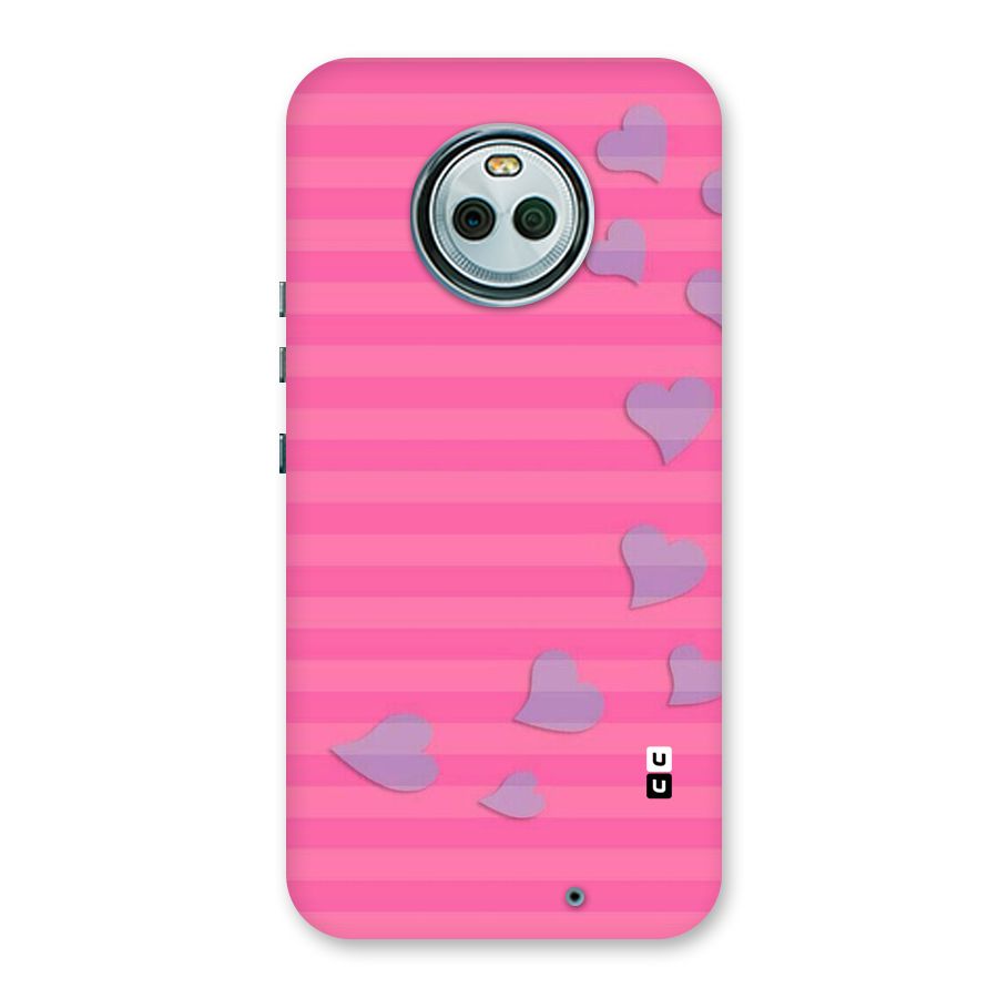 Light Heart Stripes Back Case for Moto X4
