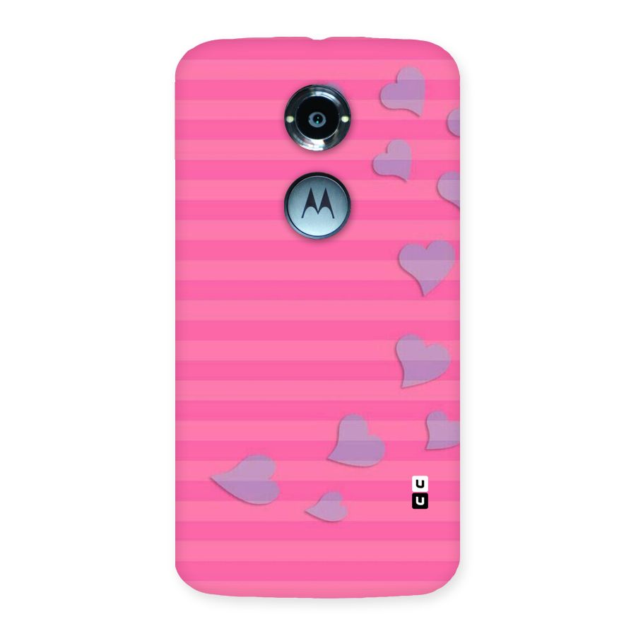Light Heart Stripes Back Case for Moto X 2nd Gen