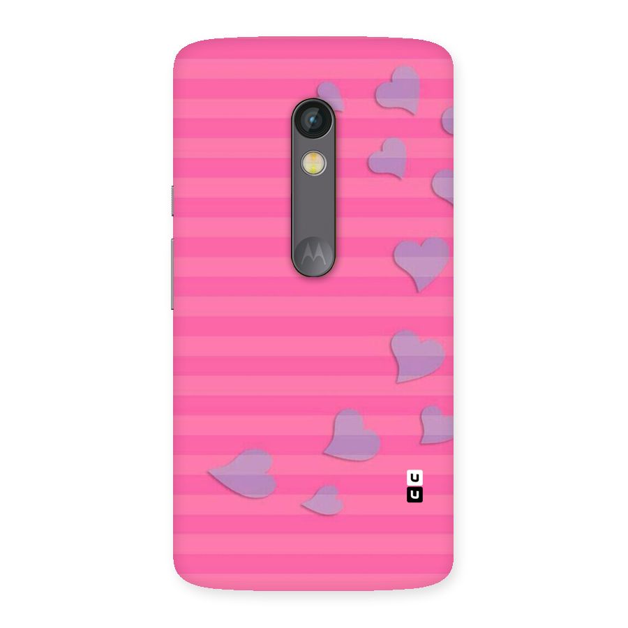 Light Heart Stripes Back Case for Moto X Play