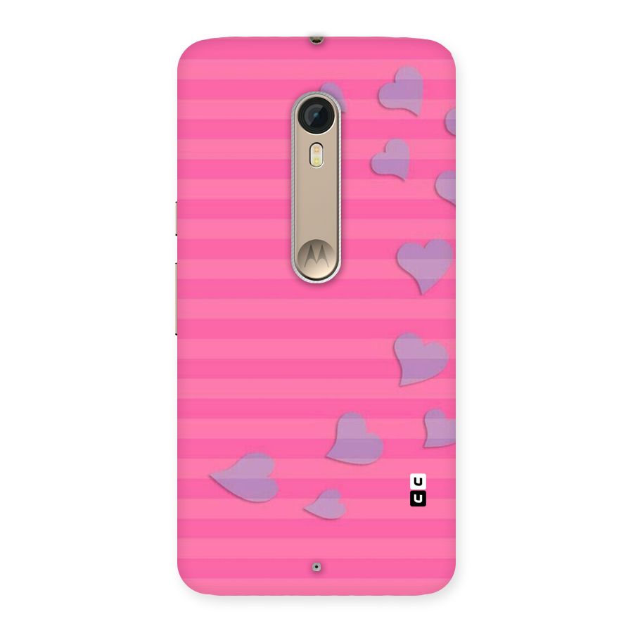 Light Heart Stripes Back Case for Motorola Moto X Style