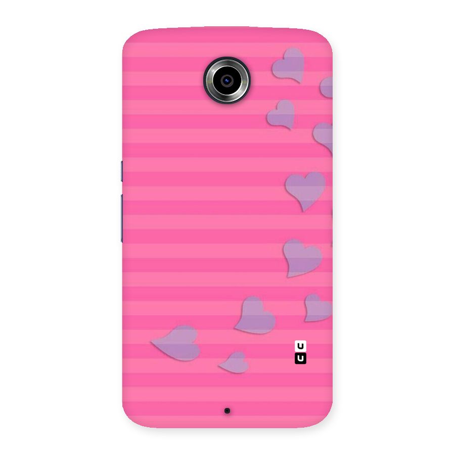 Light Heart Stripes Back Case for Nexsus 6
