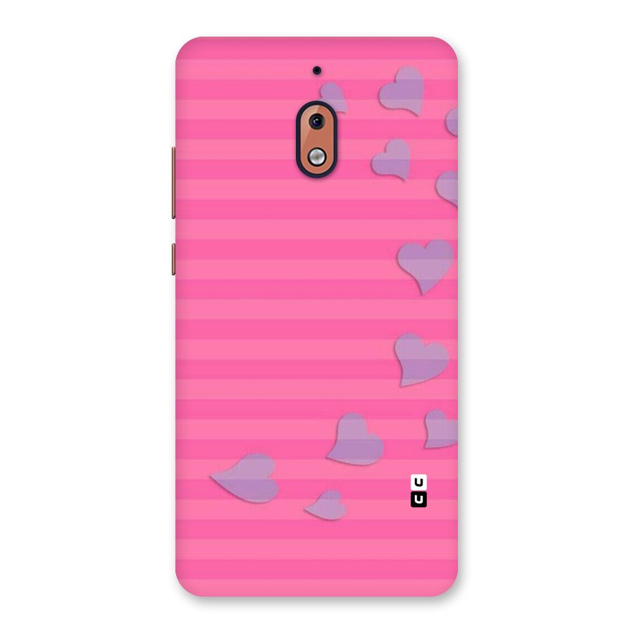 Light Heart Stripes Back Case for Nokia 2.1