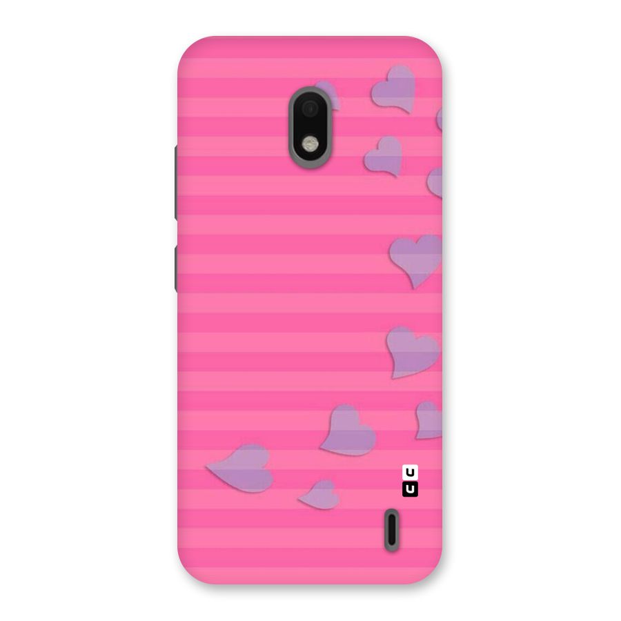 Light Heart Stripes Back Case for Nokia 2.2
