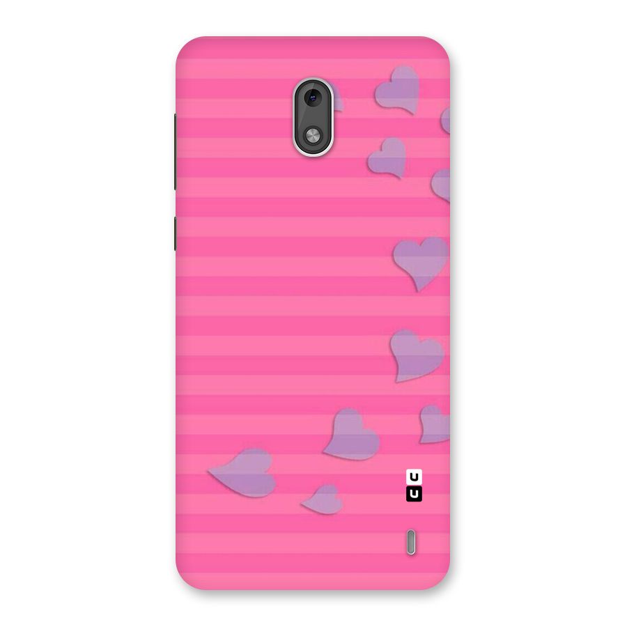 Light Heart Stripes Back Case for Nokia 2